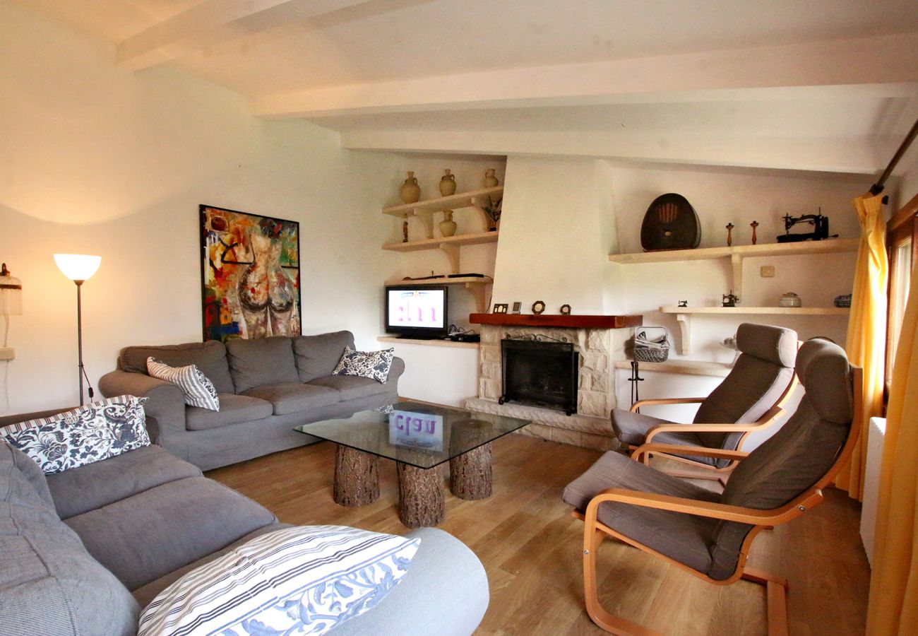 Wohnzimmer im OG der Finca Sa Ferreta in Felanitx
