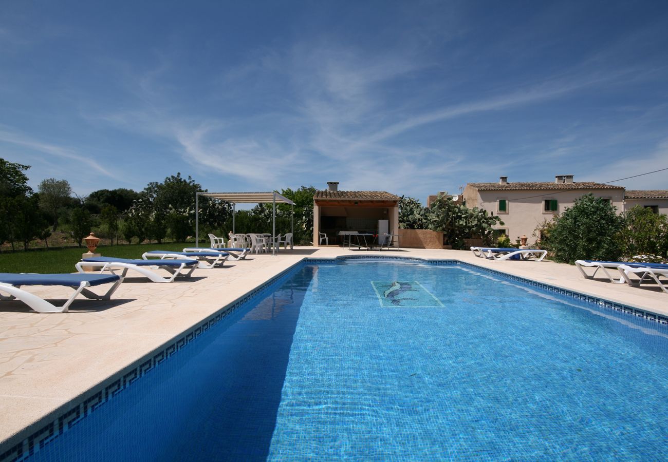 Ferienhaus mit Pool der Finca Ca Na Mera in Campos