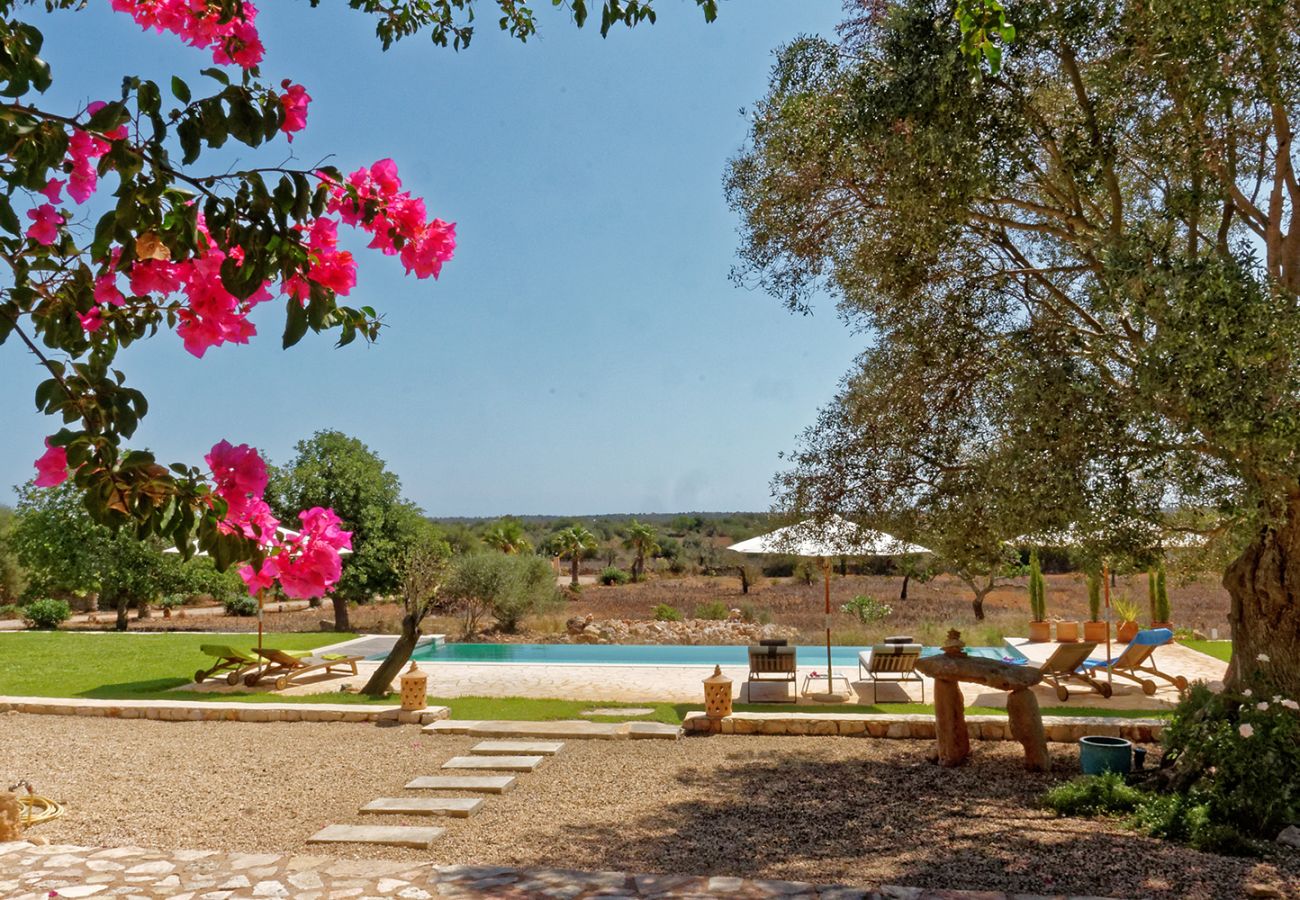 Pool und Garten der Finca El Retiro in Ses Salines