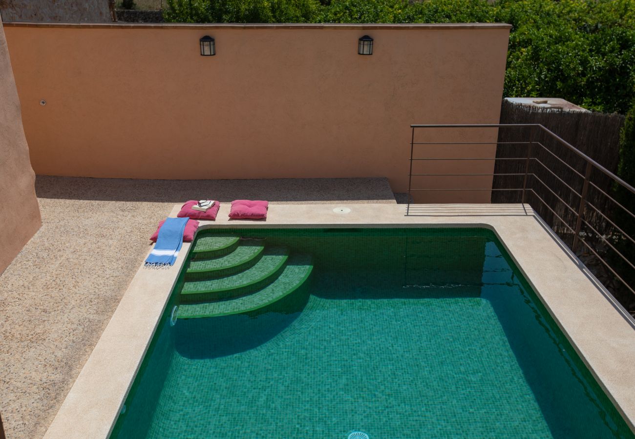 Pool und Aussenbereich der Finca Las Naranjas in Costix